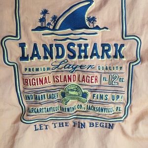 Land Shark Lager shirt Yellow Size 2 XL women’s